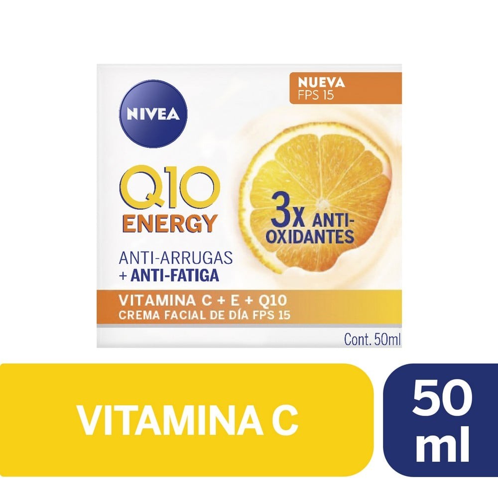 Nivea Face Q10 + C Energy Day Fps15 x 50 ml (Cuidado Facial)