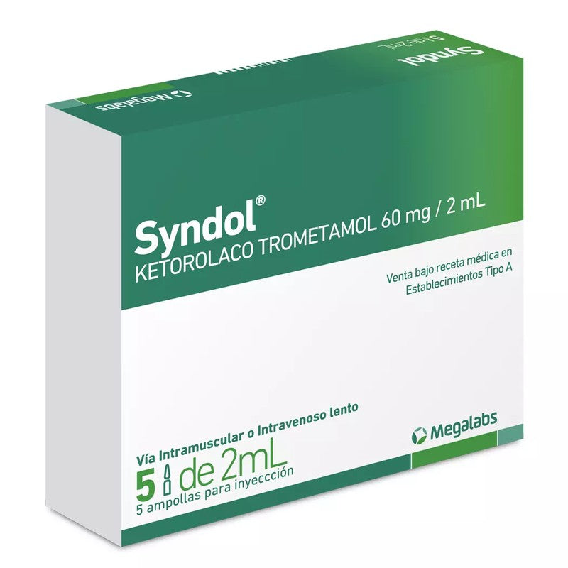 Syndol Amp 60mg/2ml x 5 (Ketorolaco)