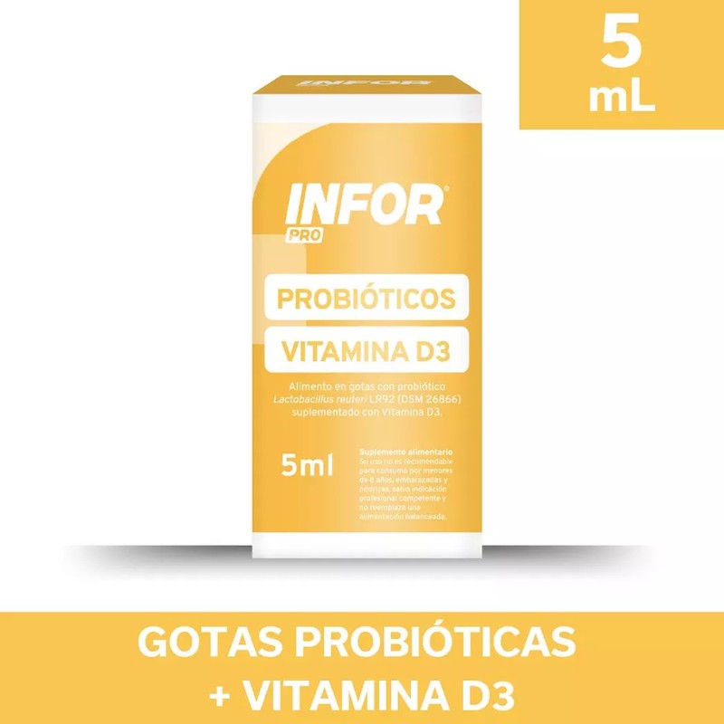 Infor Pro Gta Probioticas + D3 5 ml (Probiotico/Vitamina D)