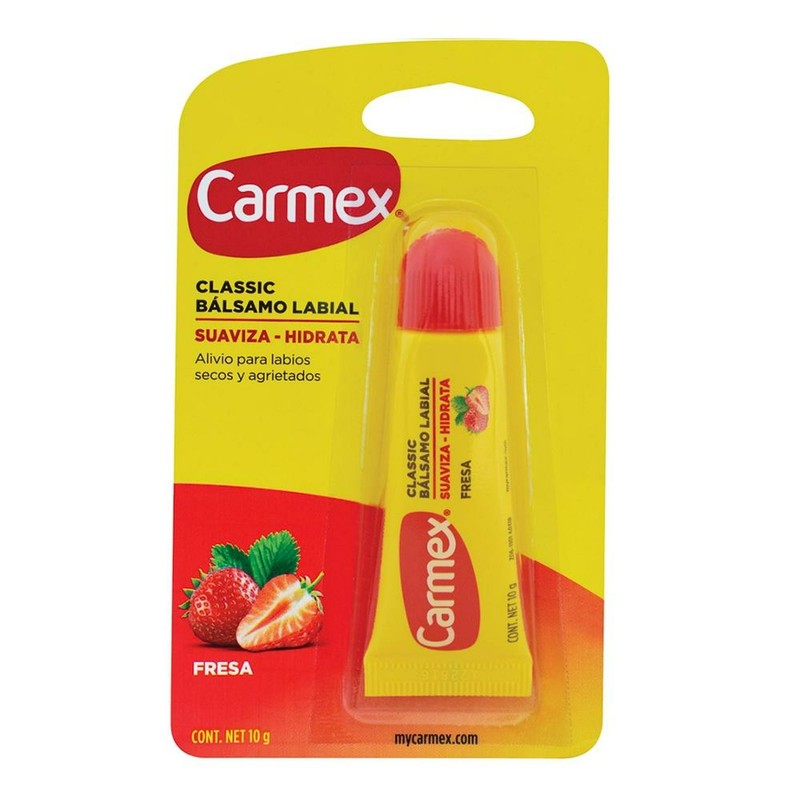 Carmex Balsamo Labial Clasico Fresa x 10 Gr
