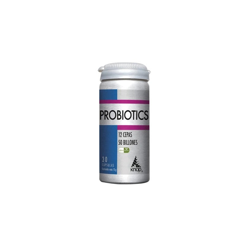 Probiotics Cápsulas 12 Cepas x 30 Knop (Probioticos/Maltodextrina)