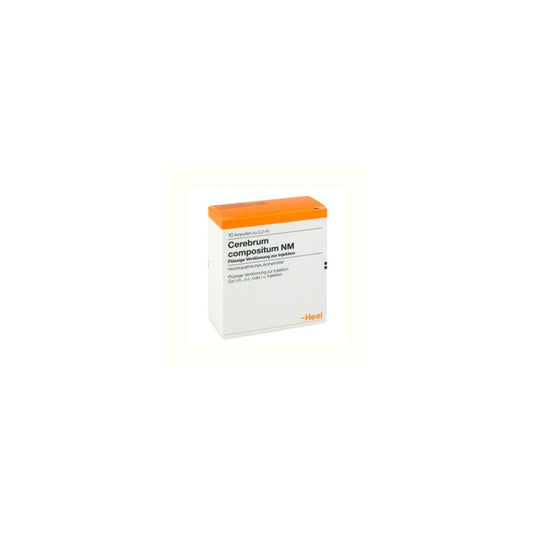 Cerebrum Compositum Amp x 5 Heel (Cerebrum D8 / Embryo D10 / Hepar D10 / Placenta D10 / Kalium Phosphoricum D6 / Selenium D10)