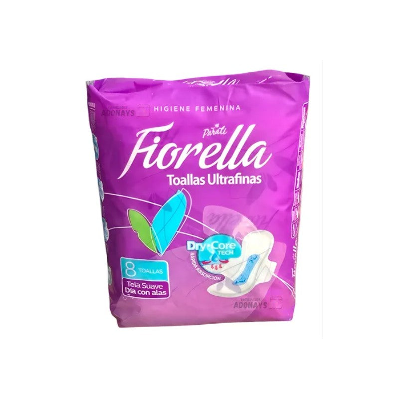 Fiorella Ufina Dia Tela Seca C/Alas x 8 Unidades
