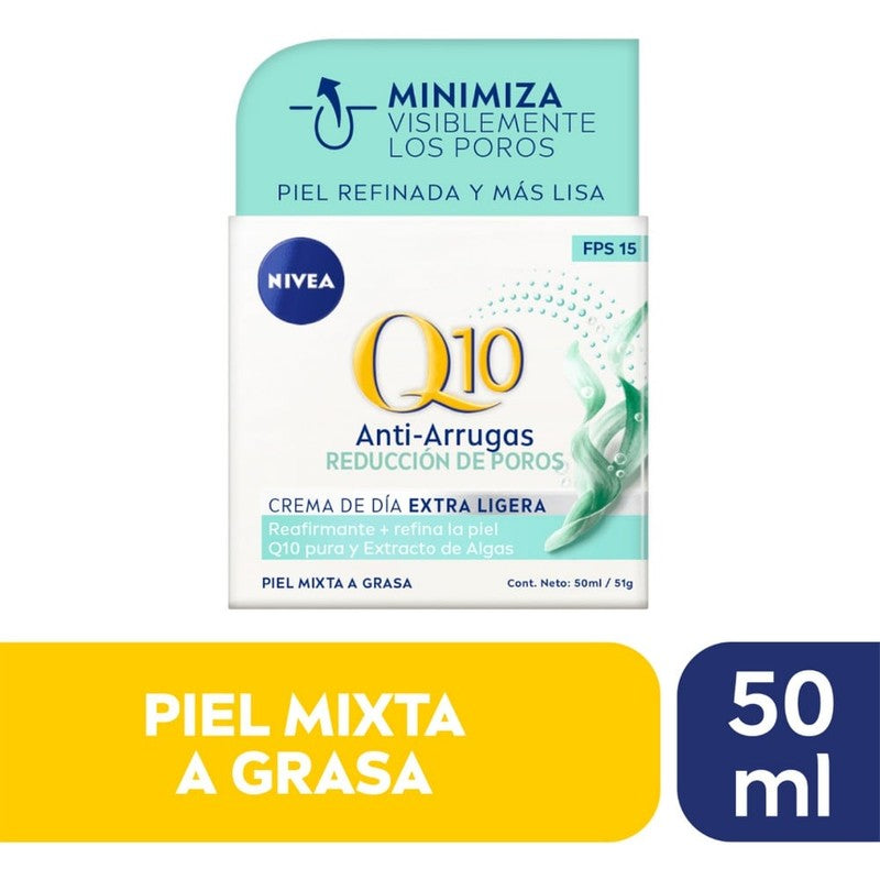 Nivea Face Q10 Plus Antiarrugas Light Fps15 x 50 ml (Cuidado Facial)