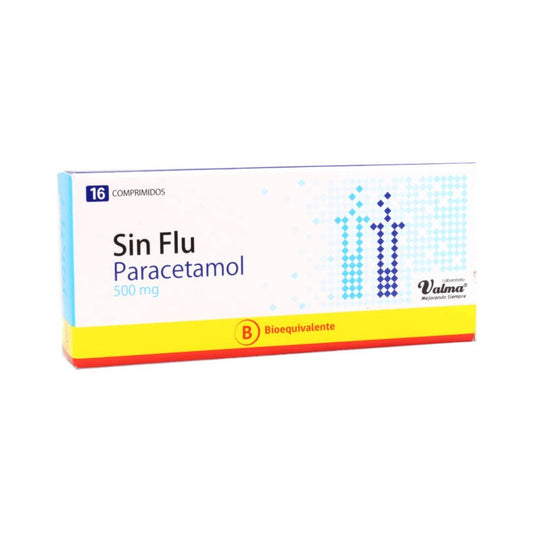 Sinflu Comprimidos 500 mg x 20 Paracetamol Valma