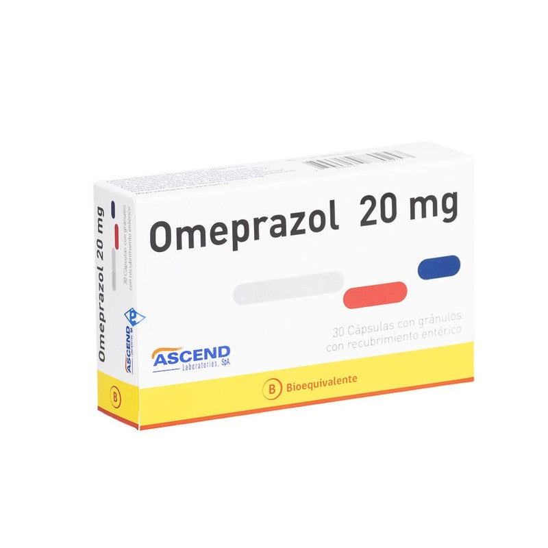 Omeprazol Cápsulas 20 mg x 30 Chile