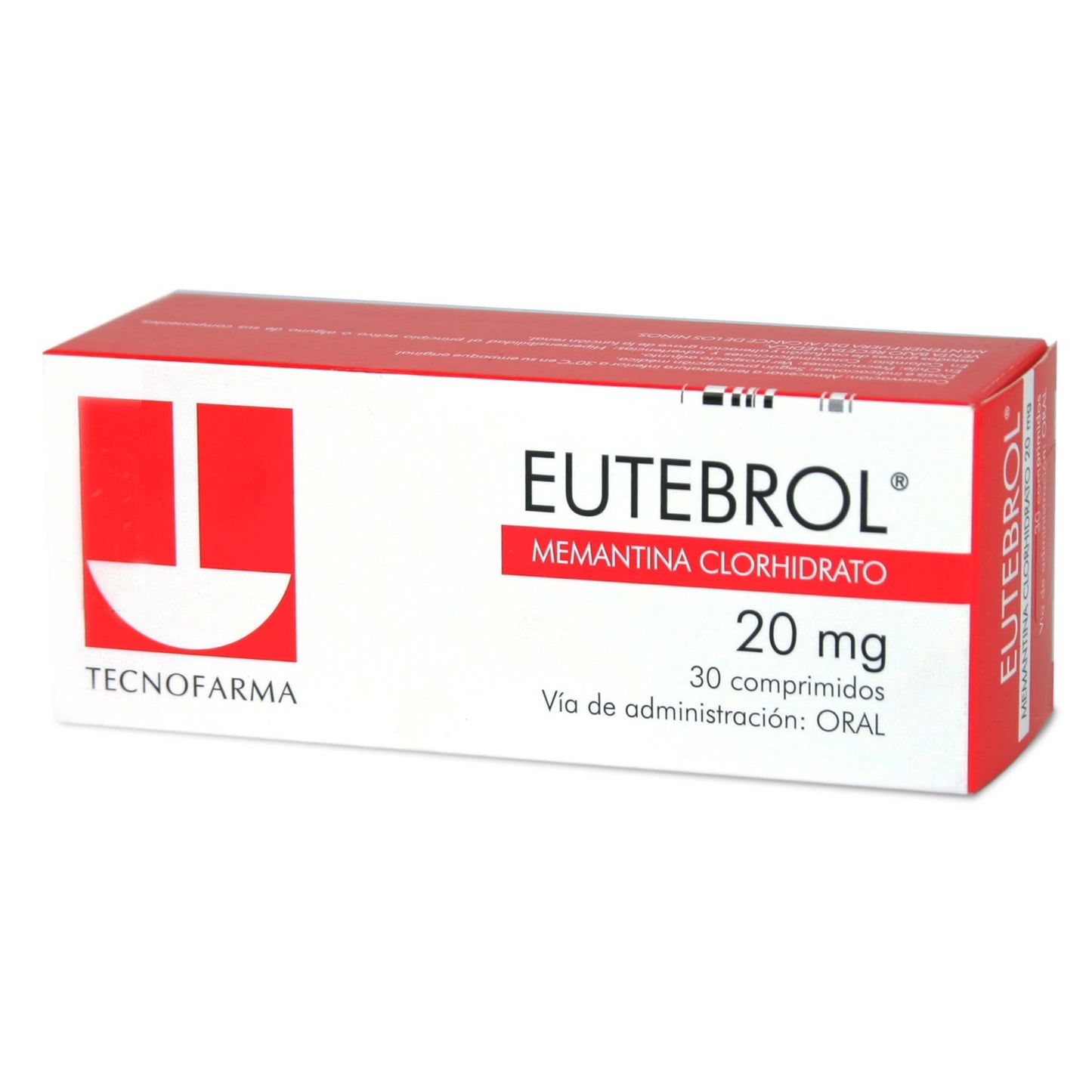 Eutebrol Comprimidos 20 mg x 30 (Memantina)