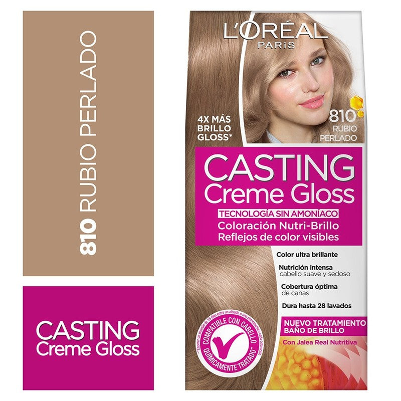 Casting Creme Gloss Rubio Perl Jalea Real N 810 (Coloracion)