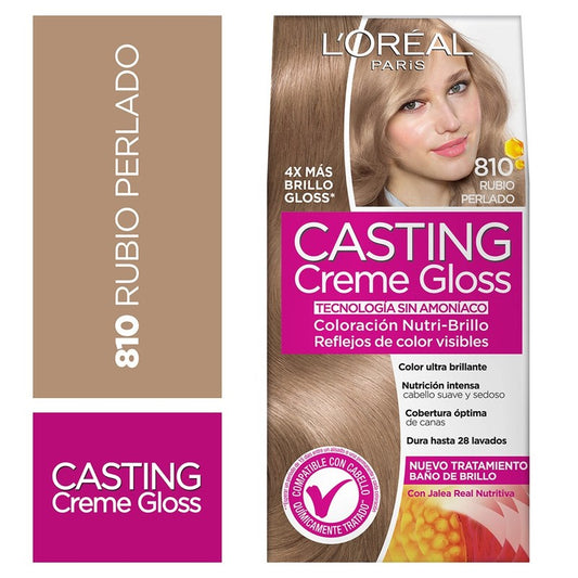 Casting Creme Gloss Rubio Perl Jalea Real N 810 (Coloracion)