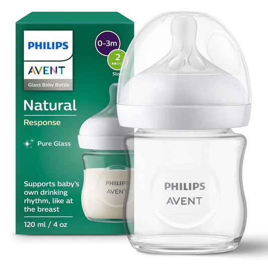 Avent Mamadera Vidrio x 120 ml