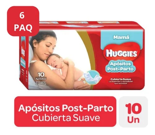 Aposito Post Parto Huggies x 10 Unidades (Pañal Adulto)