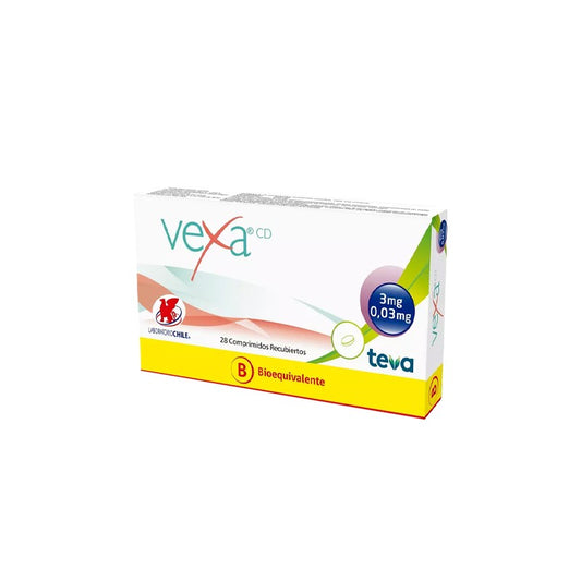 Vexa-Cd Comprimidos x 28 (Drospirenona/Etinilestradiol)