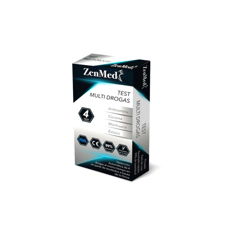 Test Multi Drogas 4 Test x 1 Unid Zenmed (Test Drogas)