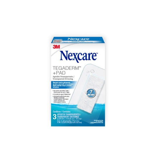 Nexcare Tegaderm+Pad Apos/Tranp 6X10 Cm X3