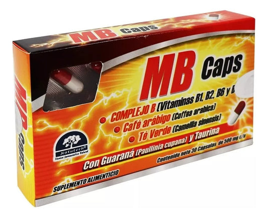 Nitro Go Comprimidos (Complejo B Con Taurina & Guarana) x 20 (Complejo B + Taurina + Guarana)