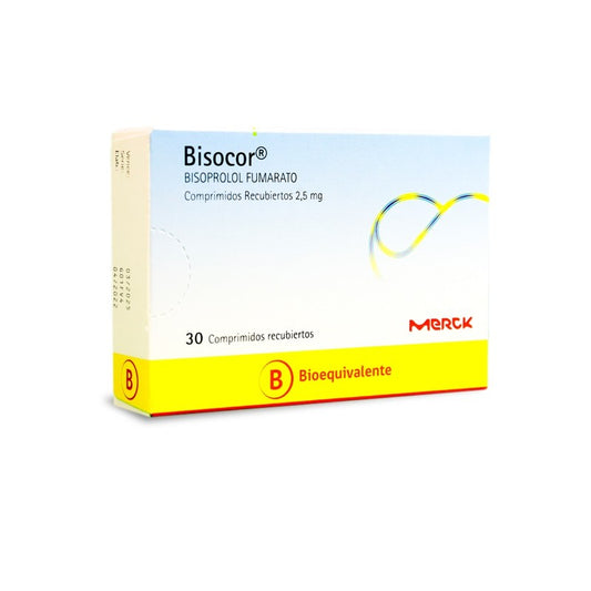 Bisocor Comprimidos Rec 2,5 mg x 30 (Bisoprolol)