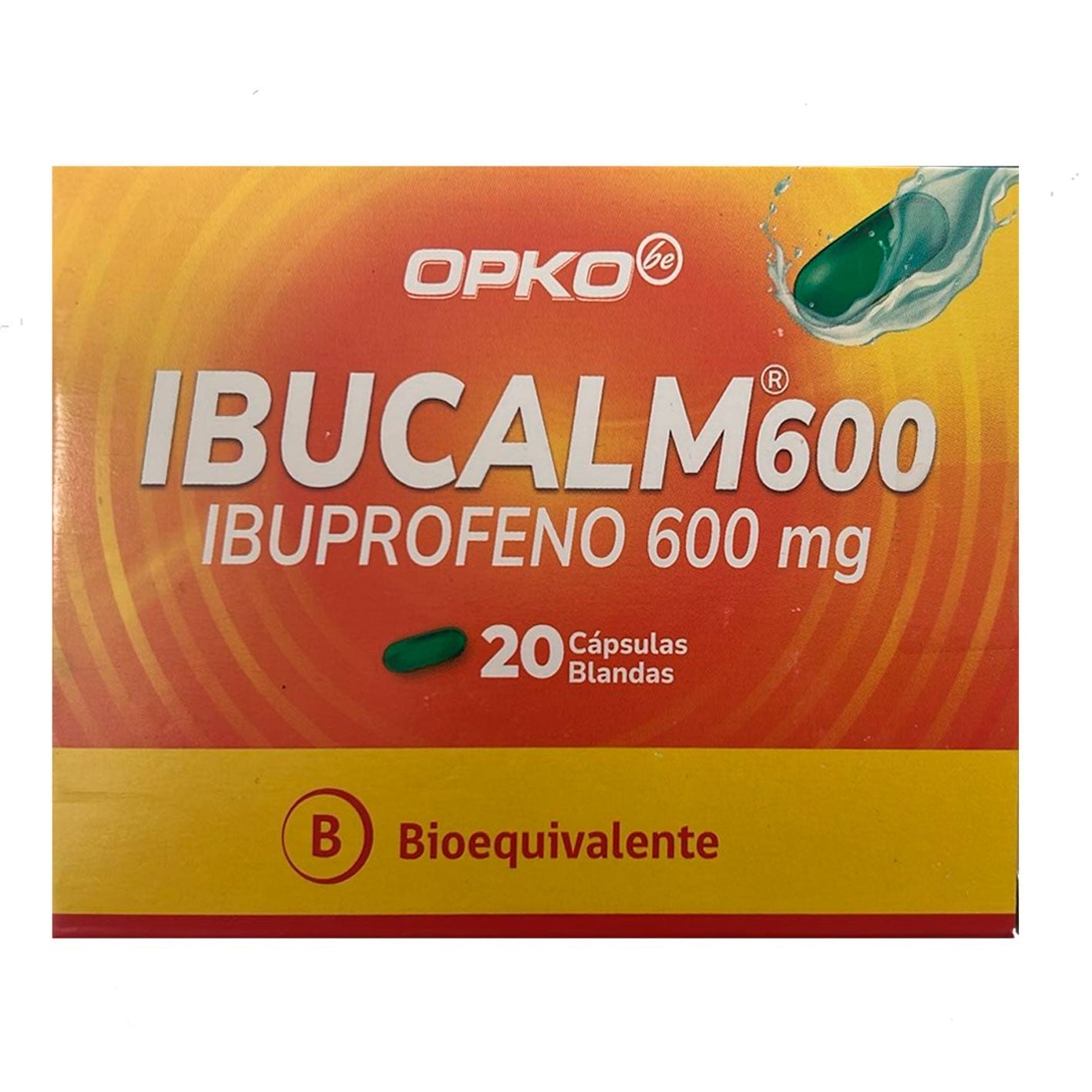 Ibucalm Cápsulas Blandas 600 mg x 20 (Ibuprofeno)