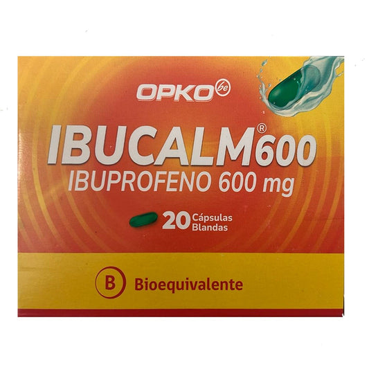 Ibucalm Cápsulas Blandas 600 mg x 20 (Ibuprofeno)