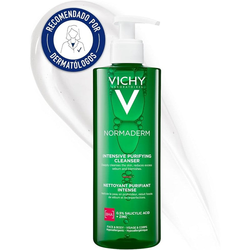 Normaderm Gel Limpiador Purificante Intenso x 200 ml Vichy (Desmaquillante Y Limpieza)