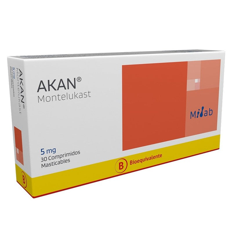 Akan Comprimidos Mast 5 mg x 30 (Montelukast)