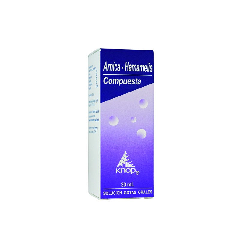 Arnica Hamamelis Cmpt Gotas x 30 ml Knop (Arnica/Pulsatilla/Lycopodium/Hamamelis)