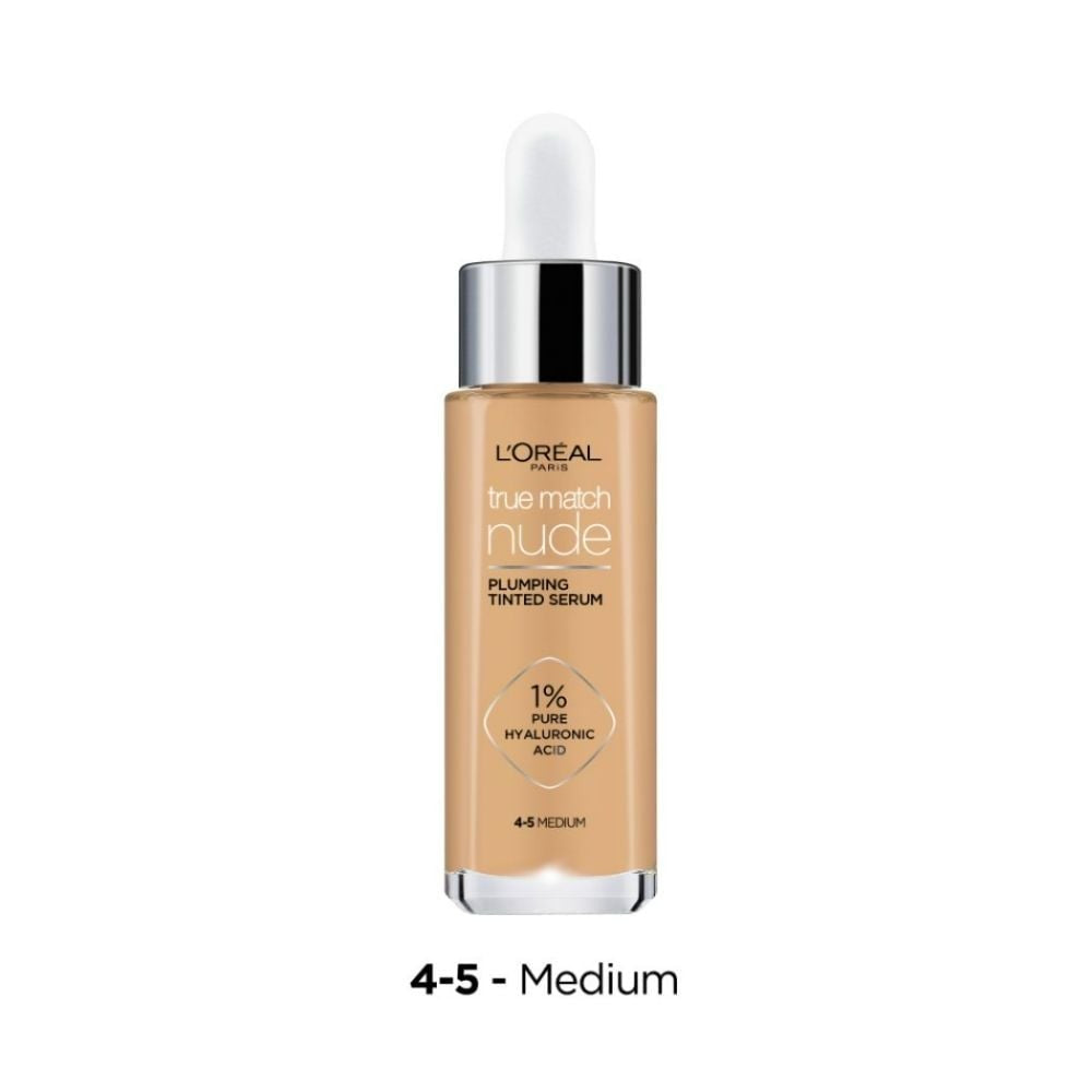 Loreal Serum Rellenador Con Color True Match Nude 4-5 Medium 30ml