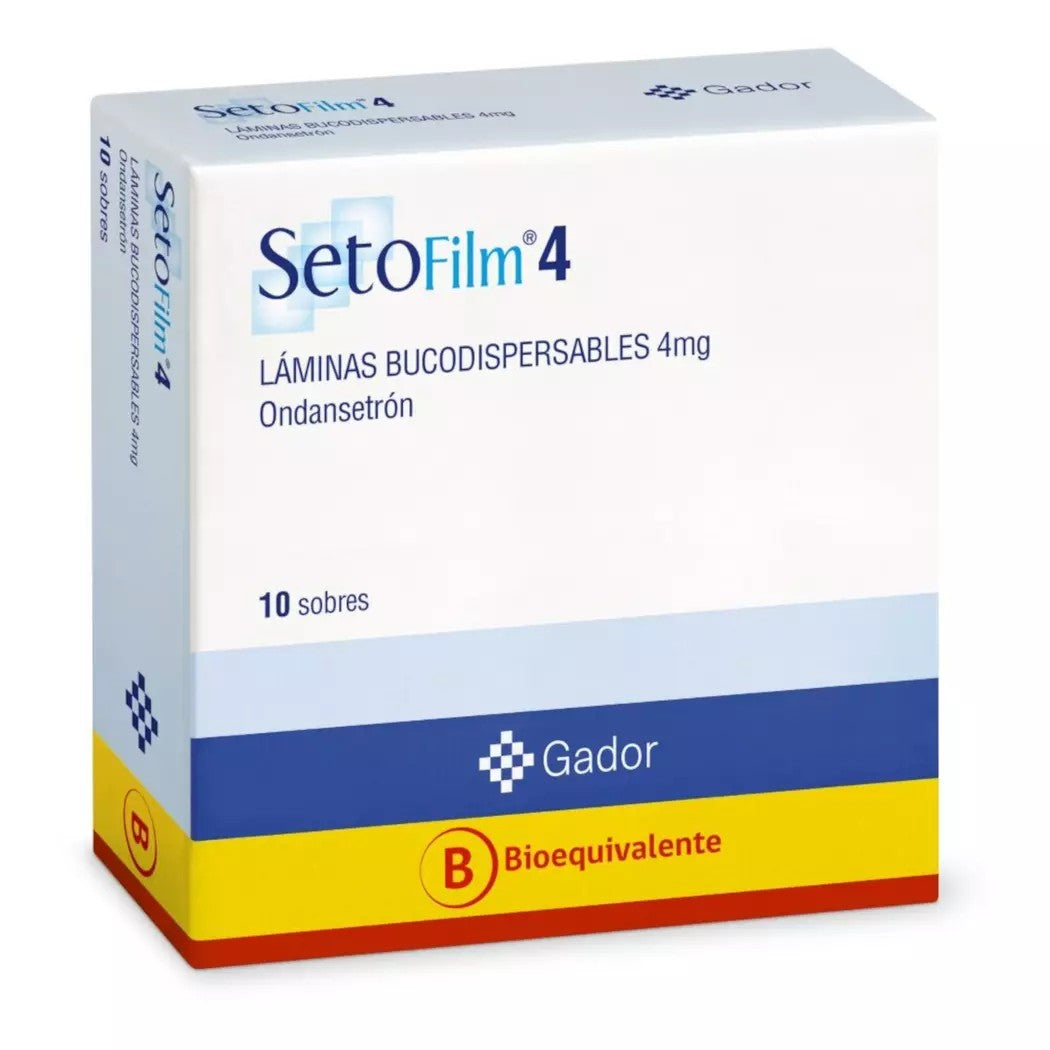 Setofilm Laminas Bucodispersable 4 mg x 2 (Ondansetron)