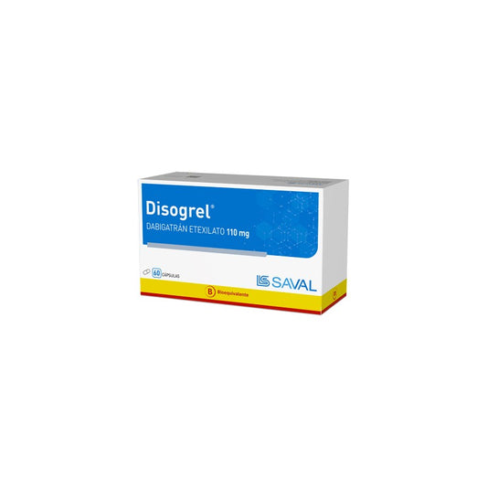 Disogrel 110 mg Cápsulas x 60 (Dabigatran Etexilato)