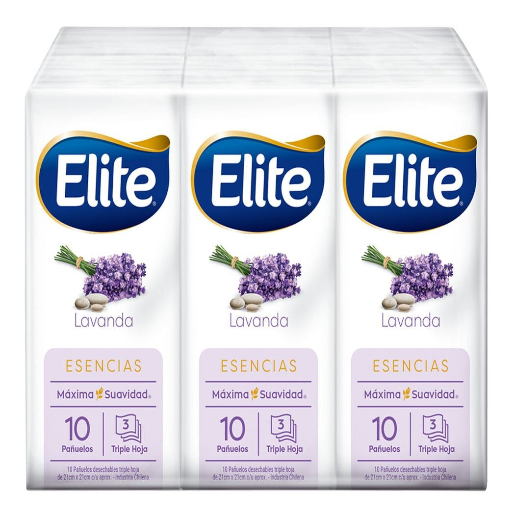 Elite Normal Aroma 10U Pack x 6 Unidades (Pañuelos)