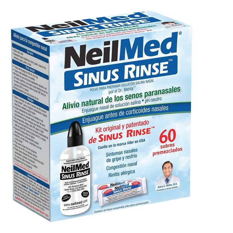 Sinus Rinse Recarga Pediatrico x 60 Unidades
