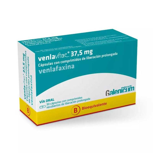 Venlavitae Lp Cápsulas 37,5 mg x 30 (Venlafaxina)