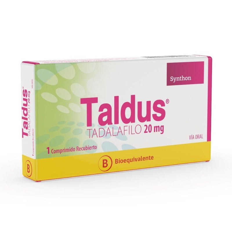 Taldus Comprimidos 20 mg x 1 (Cialis) (Tadalafilo)
