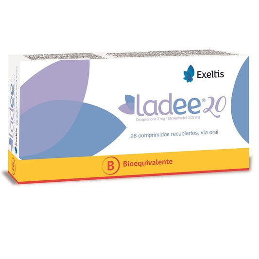 Ladee 20 Comprimidos x 28 (Drospirenona/Etinilestradiol)
