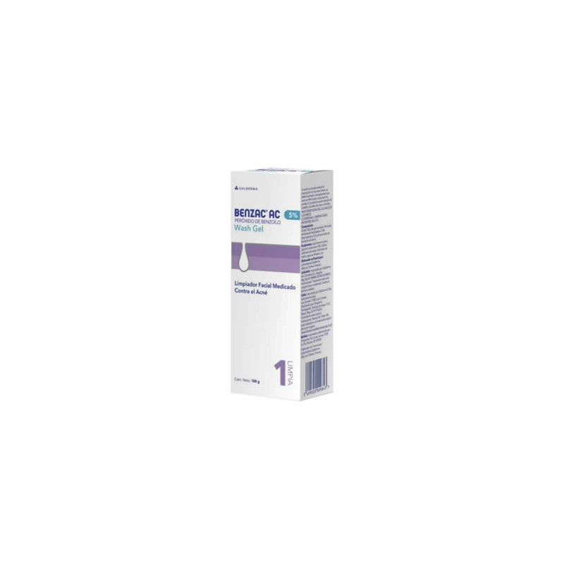 Benzac-Ac Wash 5% Gel x 100 Gr (Peroxido De Benzoilo)