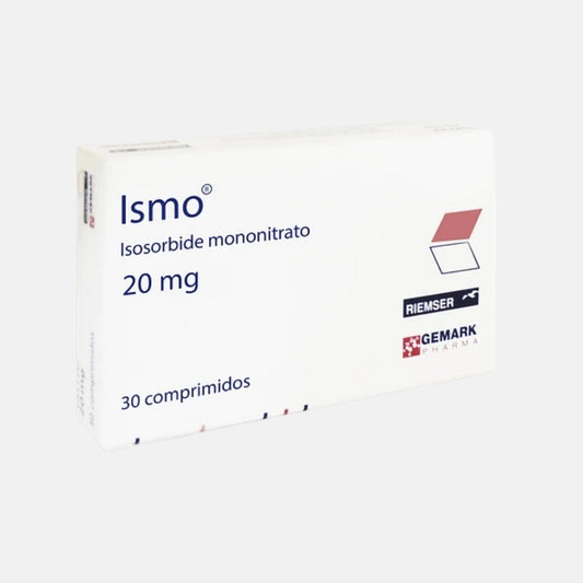 Ismo Comprimidos 20 mg x 30 (Isosorbida)