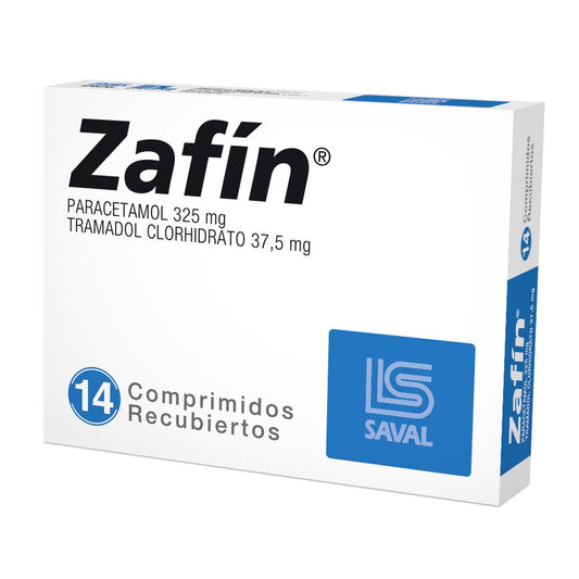 Zafin Comprimidos x 14 (Tramadol/Paracetamol)