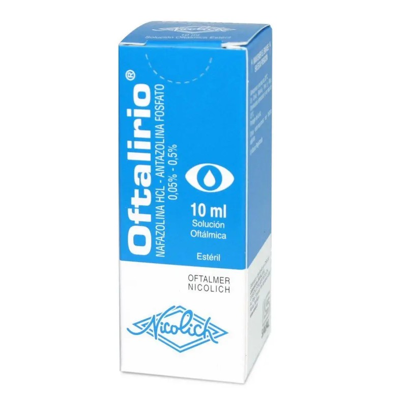 Oftalirio Solución Oftálmica x 10 ml (Nafazolina/Antazolina)