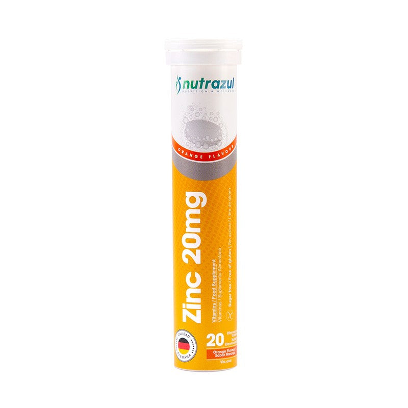 Zinc Tabletas Efervecente 20 mg x 20 Unidades Nutrazul