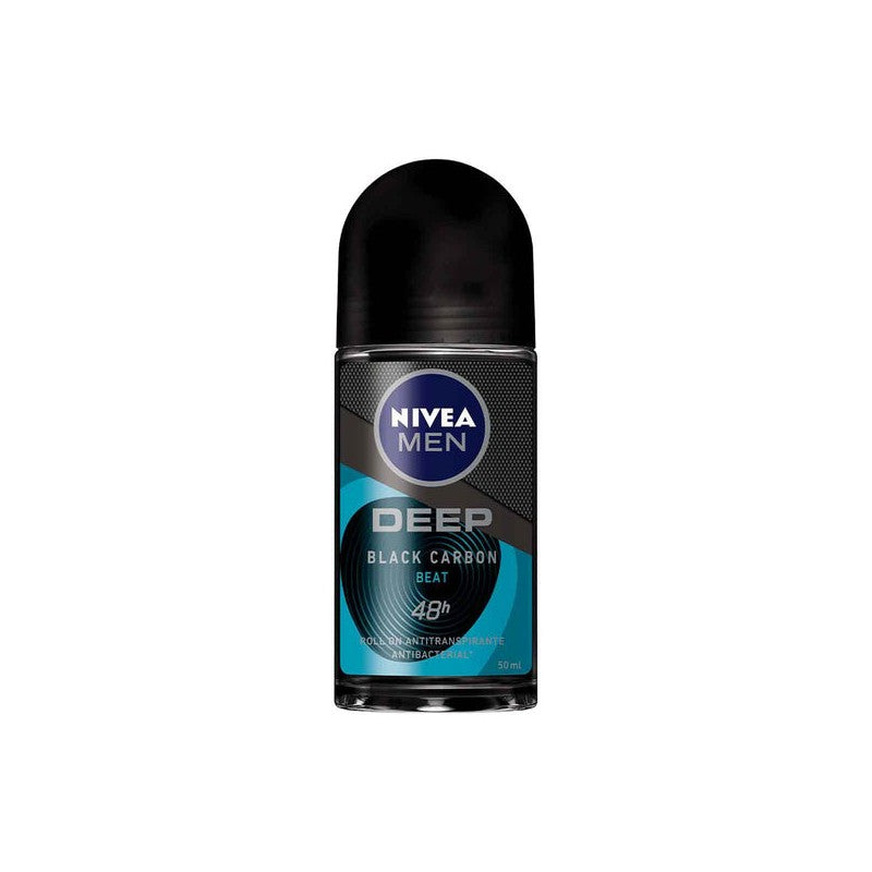 Nivea Deo Rollon Men Black Carbon 48 Hrs x 50 ml (Desodorantes)