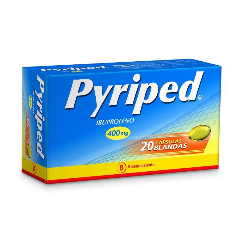 Pyriped Cápsulas 400 mg x 20 (Ibuprofeno)