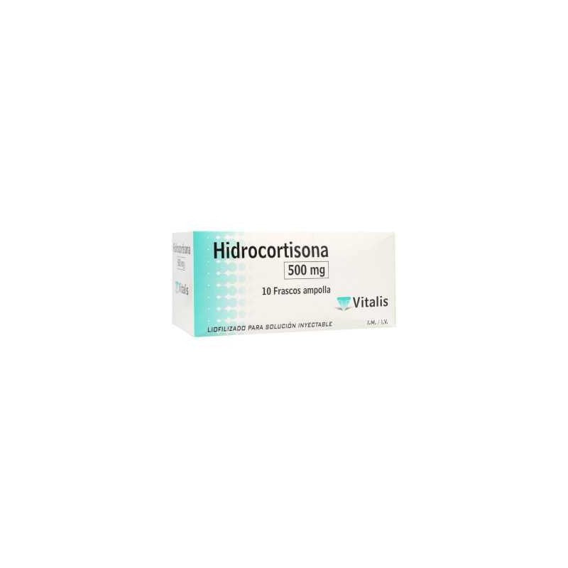 Hidrocortisona Amp 500 mg x 10 Vitalis