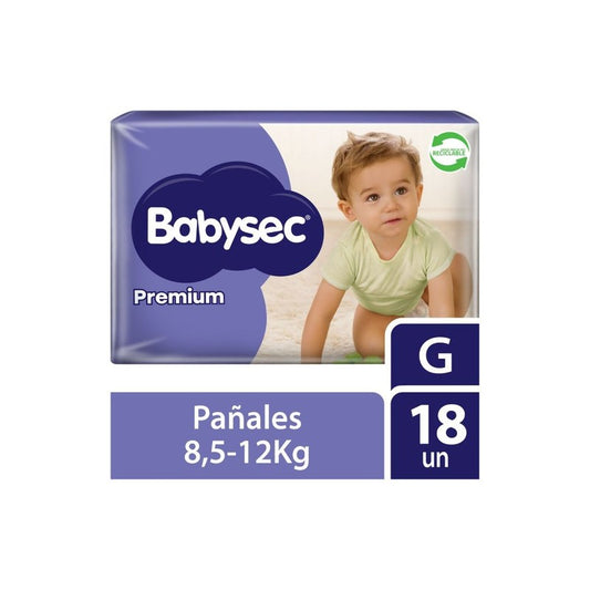 Babysec Premium G x 18 Unidades (Pañal Infantil)