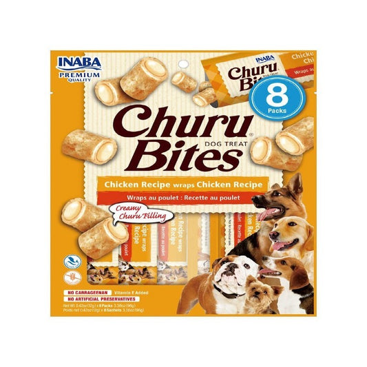 Churu Dog Bites Wraps Pollo x 8 Unidades