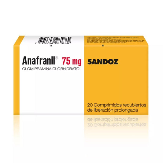 Anafranil-Ap Comprimidos 75 mg x 20 (Clomipramina)