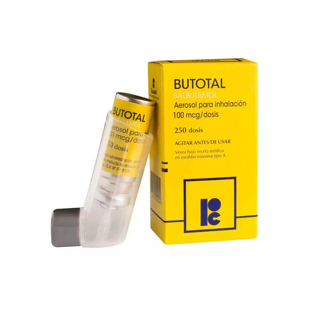 Butotal Inh 100 mcg x 250 Dss (Salbutamol)