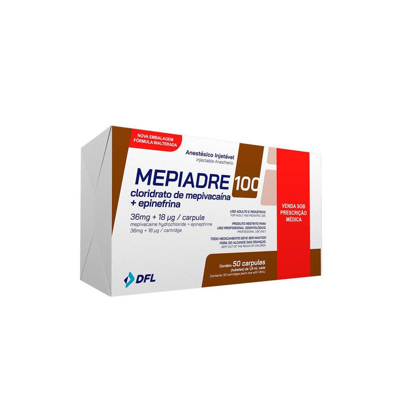 Mepiadre Amp 2%/1:100.000 /1,8ml x 50 (Mepivacaina)