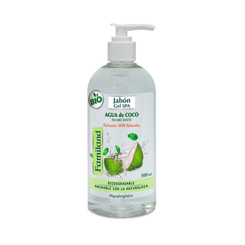 Familand Jab Agua De Coco Con Valvula x 500 ml (Jabon Liquido)