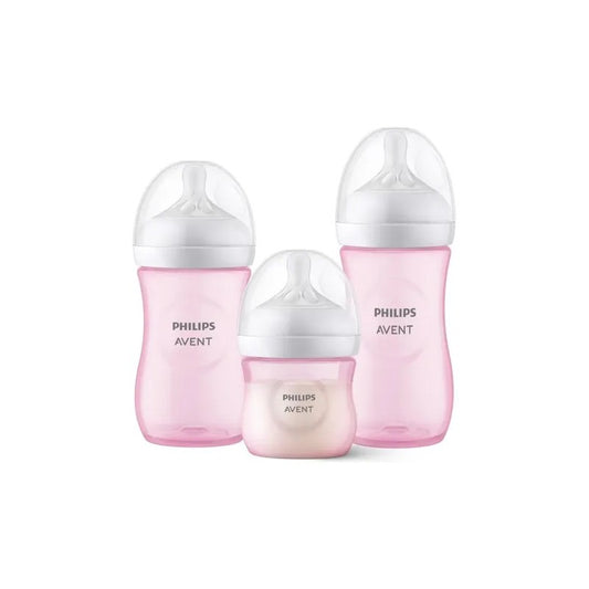Avent Set Mamadera Translucido 125 ml + Mamadera 260 ml + Mamadera 330 ml