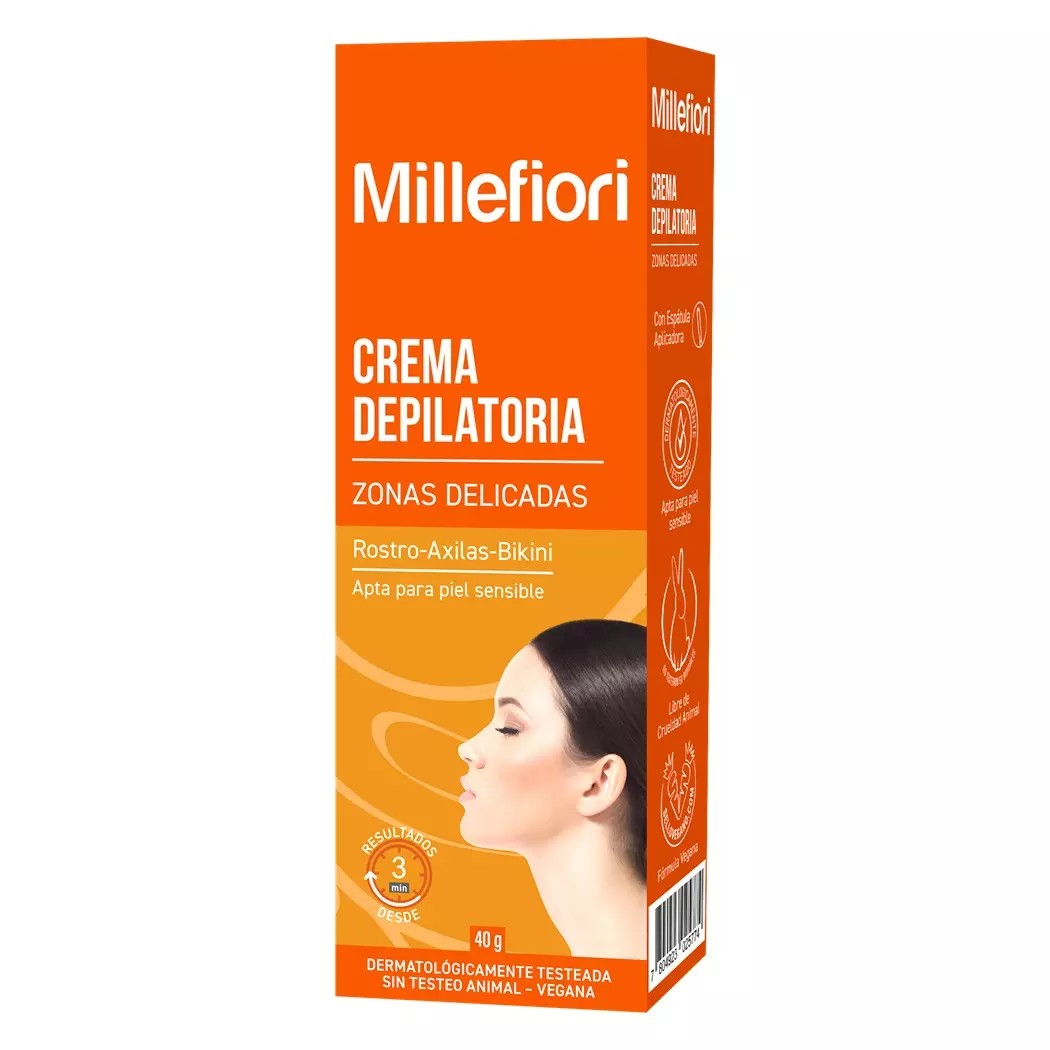 Millefiori Crema Depilatoria Facial x 40 Gr