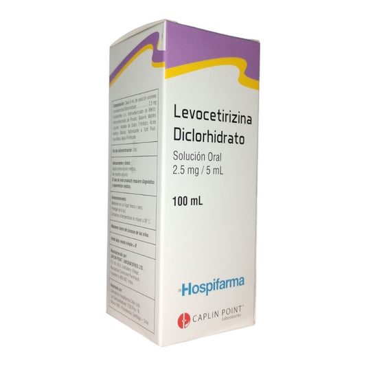 Levocetirizina Solución Oral 2,5 mg/5 ml - 100ml